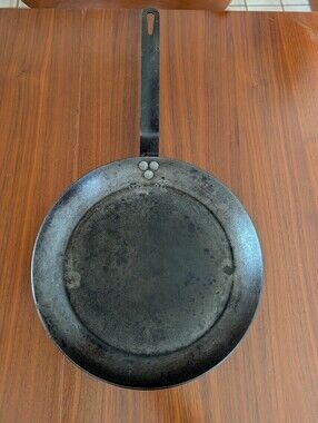 Lodge 12 Inch Carbon Steel Skillet Frying Pan USA Pre Owned